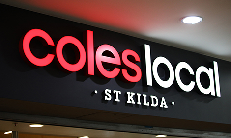Coles Local store in St Kilda