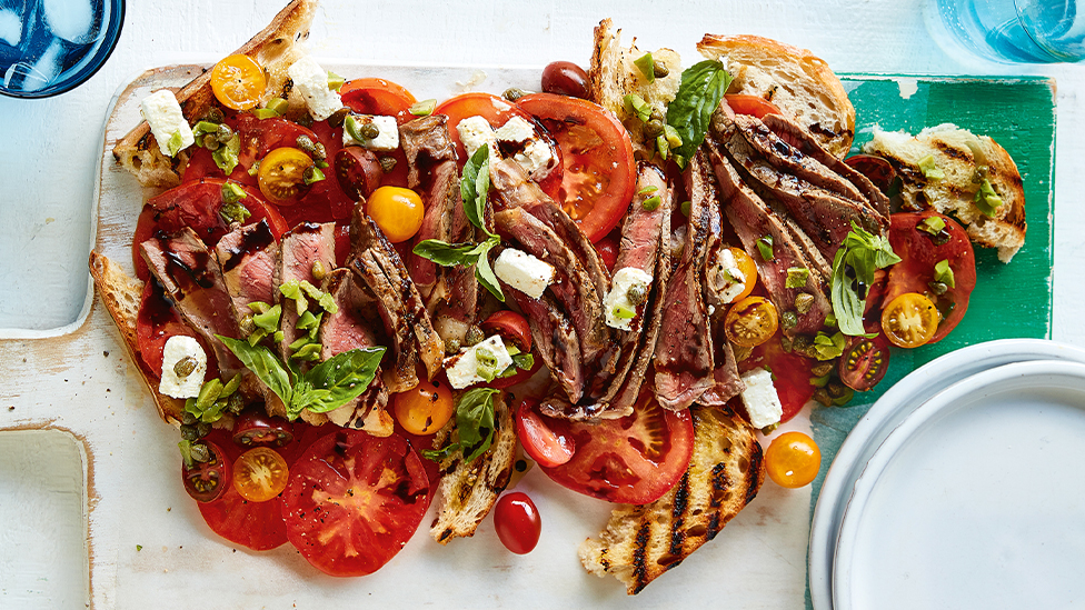 Quick and Easy Caprese Steak Salad recipe Coles