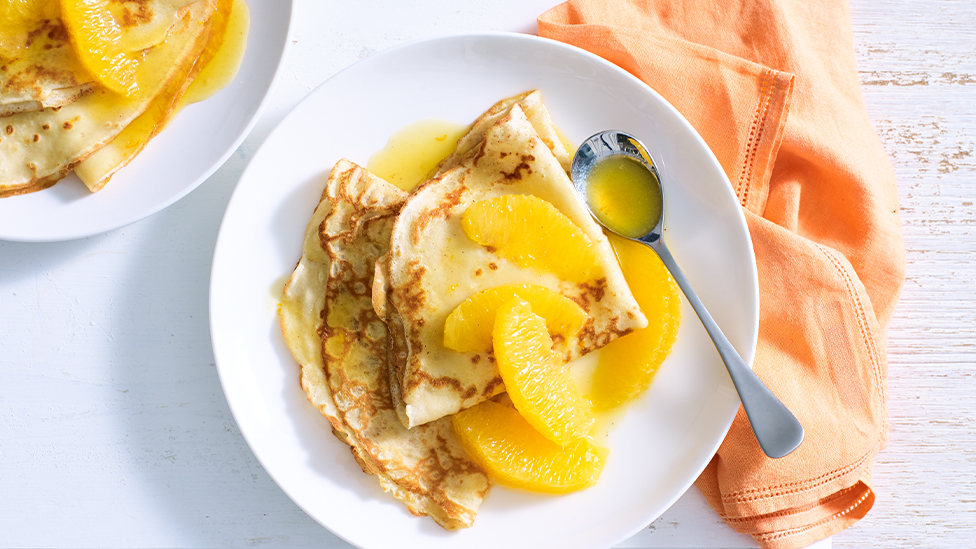 Quick and Easy Crepes with cinnamon oranges recipe Coles