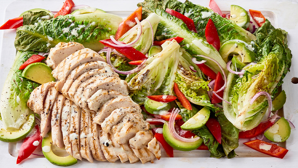 Quick & Easy Grilled Chicken & Capsicum Salad recipe Coles
