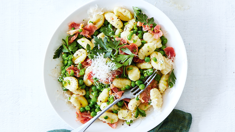 Quick and Easy Pea and ham gnocchi recipe Coles