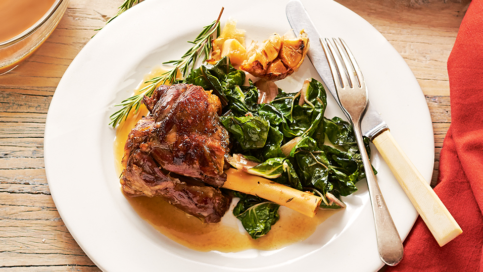 Slowroasted lamb shanks with silverbeet recipe Coles