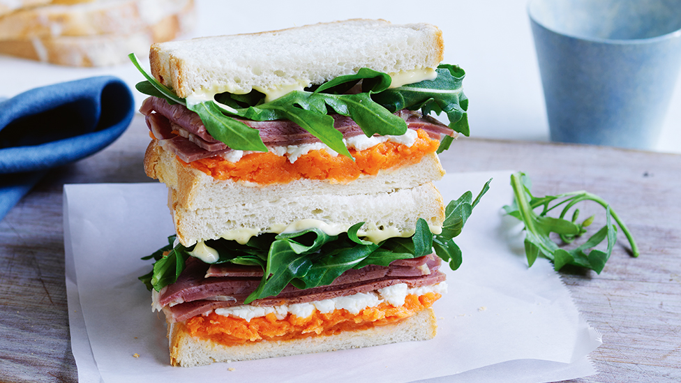 Sweet Potato & Corned Beef Sandwich recipe Coles
