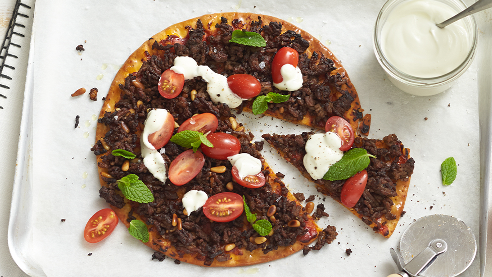 Quick & Easy Turkish Pizza with Tomato & Mint recipe Coles