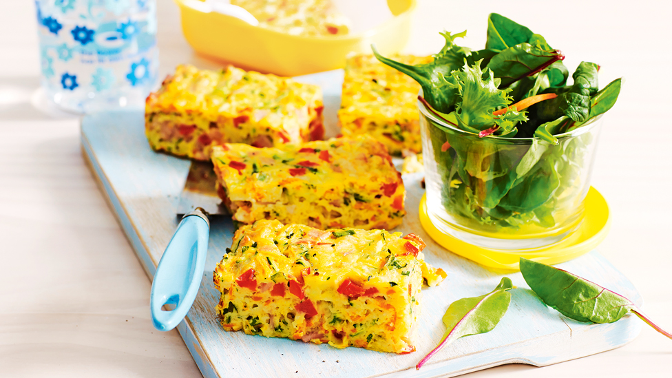 Zucchini and Bacon Slice recipe Coles