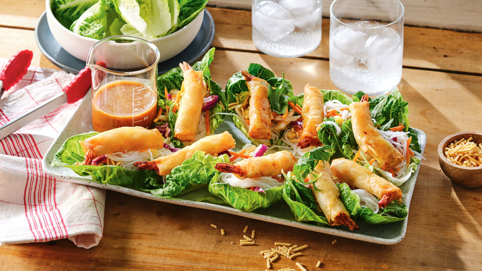 Courtney Roulston’s Crispy Prawn San Choy Bow recipe Coles