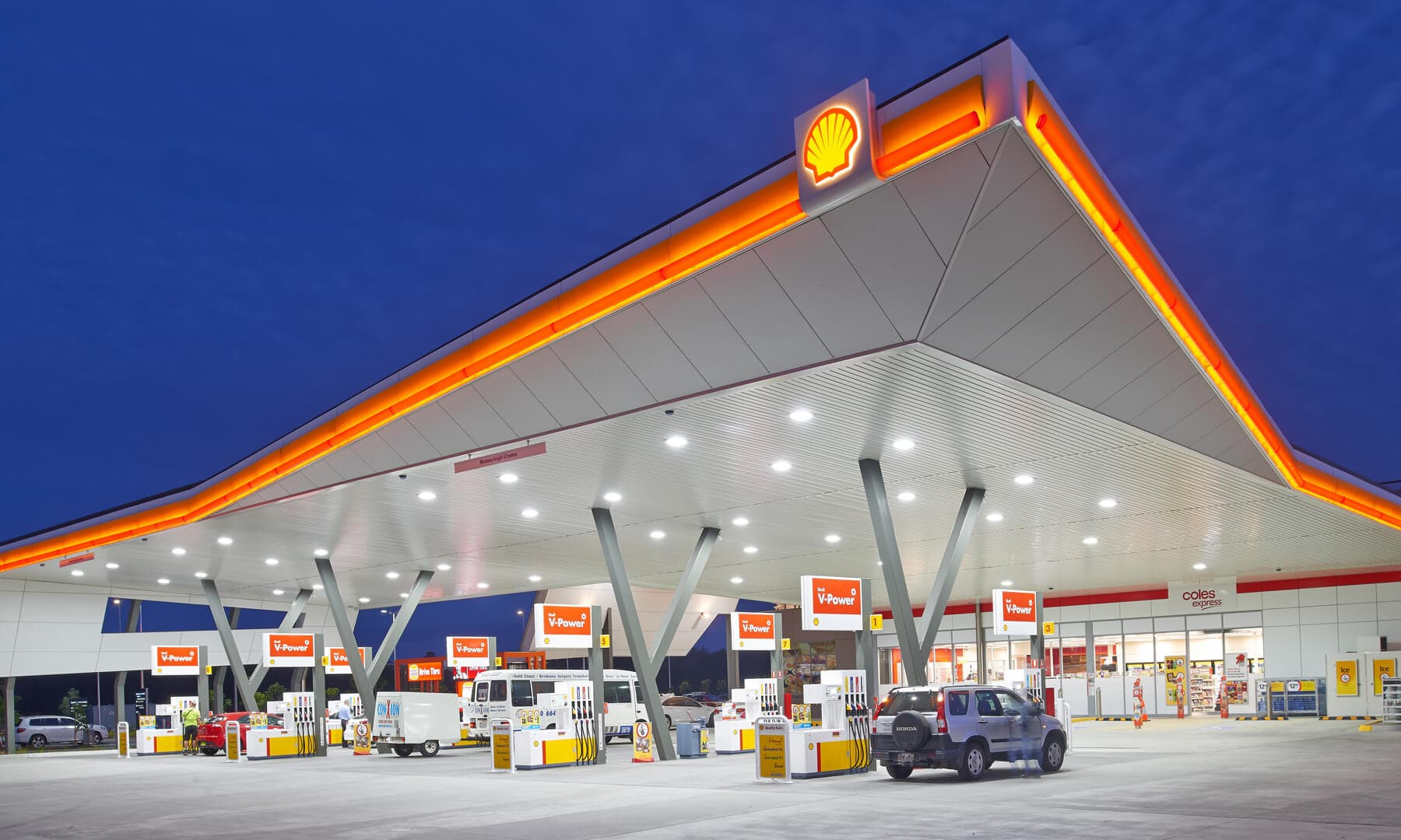 Photo of a Coles Express service station