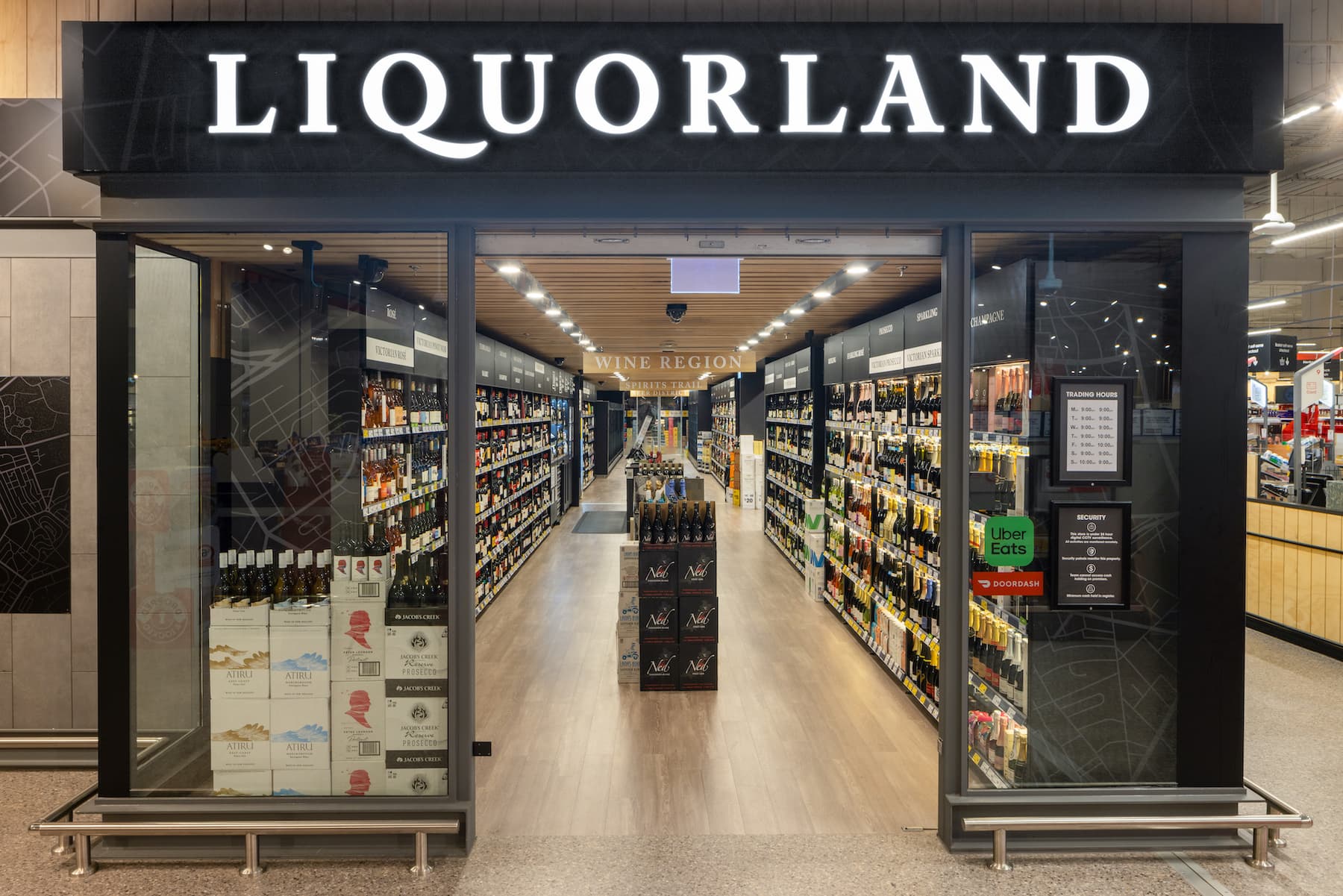 Photo of a Liquorland store