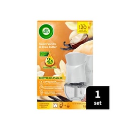 Air Wick Scented Oil Plug-in Oil Diffuser + Refill Sweet Vanilla & Shea Butter | 1 Pack