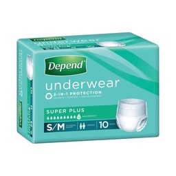 Depend Underwear Super Plus Small/medium | 10 Pack