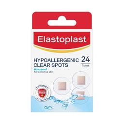 Elastoplast Sensitive Hypoallergenic Transparent Spots | 24 pack