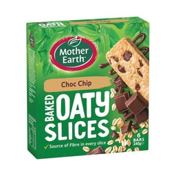 Mother Earth Baked Oaty Slices Chocolate Chip | 240g