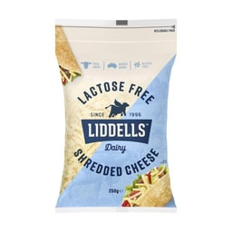 Liddells Lactose Free Shredded Cheese | 250g