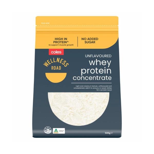 Coles Wellness Road Whey Protein Concentrate