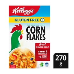 Kellogg's Gluten Free Corn Flakes Breakfast Cereal | 270g