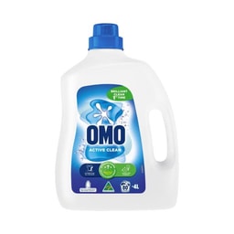 OMO Laundry Liquid Active Clean Front & Top | 4L