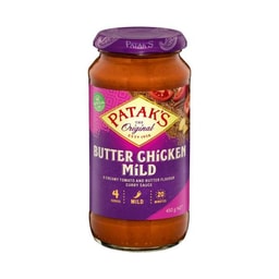 Buy Patak's Korma Simmer Sauce Mild 450g | Coles