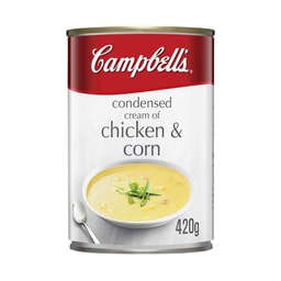 Campbell's Condensed Soup Can Cream Of Chicken & Corn | 420g