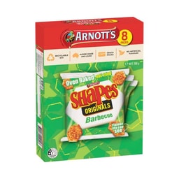 Arnott's Shapes Original BBQ Multipack 8 Pack | 200g