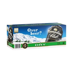 Canadian Club Premium And Dry Can 375ml | 10 Pack