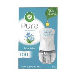 Air Wick Pure Scented Oil Diffuser & Refill Spring Delight | 19mL