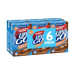 Sanitarium Up&go No Added Sugar Liquid Breakfast Choc Ice 6x250ml | 1.5L