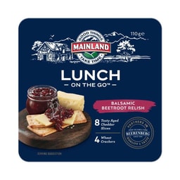 Mainland On The Go Cheese & Balsamic Beetroot Lunch Pack | 110g