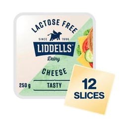 Liddells Lactose Free Tasty Cheese Slices | 250g