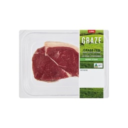Coles Graze Grassfed Beef Rump Steak WA | 300g