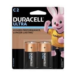 Duracell Ultra C Alkaline Batteries | 2 Pack