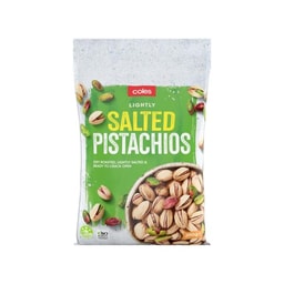 Coles Roasted & Salted Pistachios | 200g