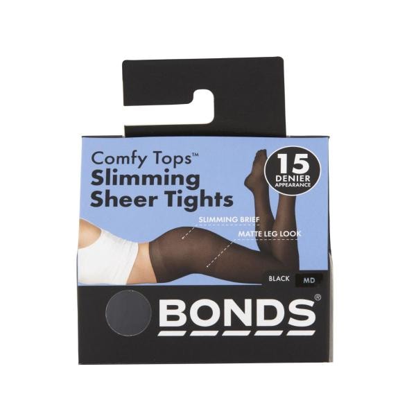 Bonds Sheer Pantyhose Slim Black Medium | 1 each