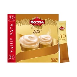Moccona Cafe Classics Latte Coffee Sachets | 30 pack