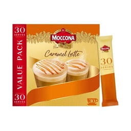 Moccona Cafe Classics Caramel Latte Coffee Sachets | 30 pack