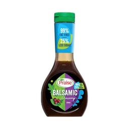 Praise Dressing Balsamic Fat Free 25% Less Sugar | 330mL