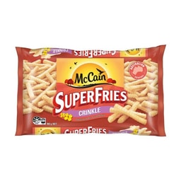 McCain Superfries Frozen Potato Chips Crinkle Cut | 900g