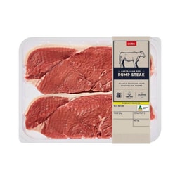Coles 11x 9 Beef Rump Steak | approx. 840g