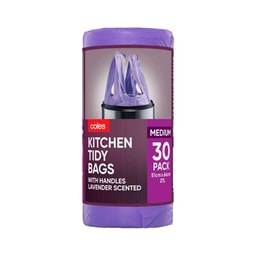 Coles Kitchen Tidy Lavender Medium | 30 pack