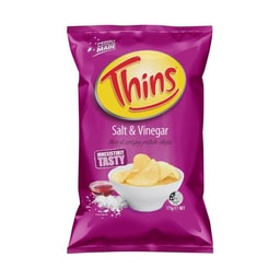 Thins Salt & Vinegar Potato Chips | 175g