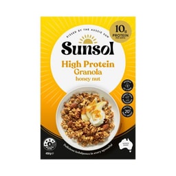Sunsol High Protein Granola Honey Nut Crunch | 450g