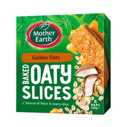 Mother Earth Golden Oats Baked Oaty Slices | 240g