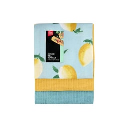 Cook & Dine Mixed Tea Towels | 3 pack
