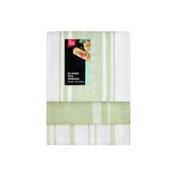 Cook & Dine Classic Woven Tea Towels | 3 pack