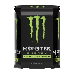 Monster Zero Sugar Energy Drink Multipack Cans 4x500ml | 4 pack