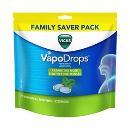 Vicks Vapordrops Original Menthol | 70 pack
