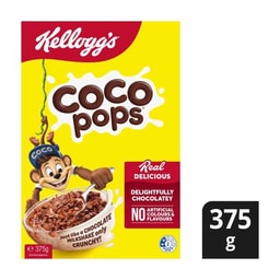 Kellogg's Coco Pops Chocolatey Breakfast Cereal | 375g