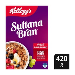 Kellogg's Sultana Bran High Fibre Breakfast Cereal | 420g