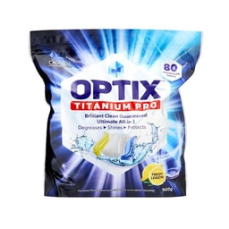 Optix Titanium Pro Dishwashing Tablets | 80PACK