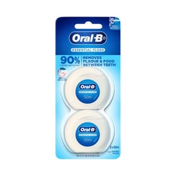 Oral B Waxed Dental Floss Mint Twin Pack | 100m