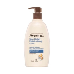 Aveeno Skin Relief Fragrance Free Body Lotion Shea Butter 72-hour Intense Hydration Soothe Dry Itchy Sensitive Skin | 354mL